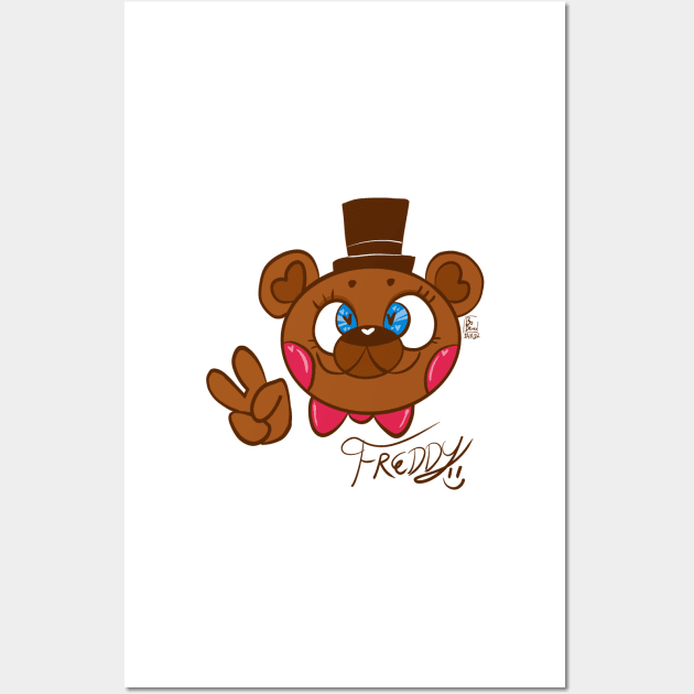 Toy Freddy! Wall Art by spaceagebarbie